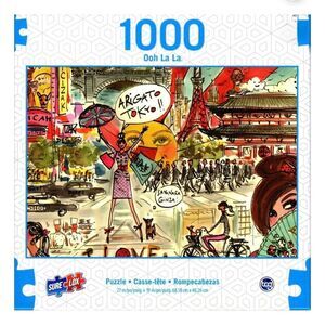 Sure-Lox Ooh La La Arigato Tokyo 1000 pc Jigsaw Puzzle